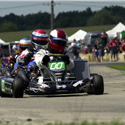 2003 Richard Philippe racing 80cc Shifter with Boudon in Norway and winning in front of Rahal
