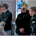 Barrett Mertins and Matt lee during the Imola event just out of their cars in debriefing with Christian Boudon during the Italian F3 Championship. All aspect related to the driver/car performance were screened and improved before getting in the car for the following session.